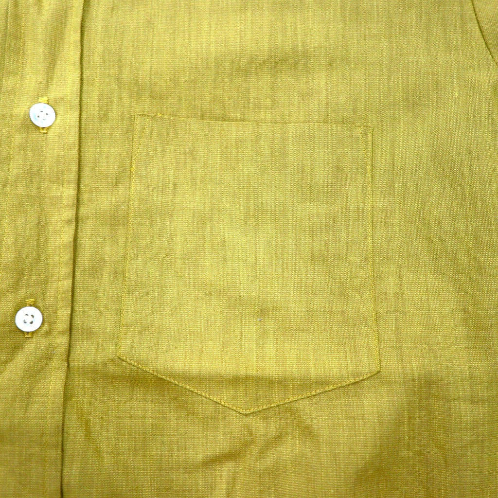 TOWNCRAFT (Pennys) 60s PENN-PREST short sleeve button down shirt, M, camel, cotton