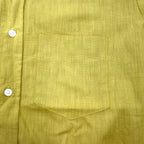 TOWNCRAFT (Pennys) 60s PENN-PREST short sleeve button down shirt, M, camel, cotton