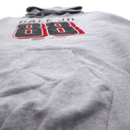 NASCAR Numbering Print Pullover Hoodie L Grey Cotton Racing DALE JR