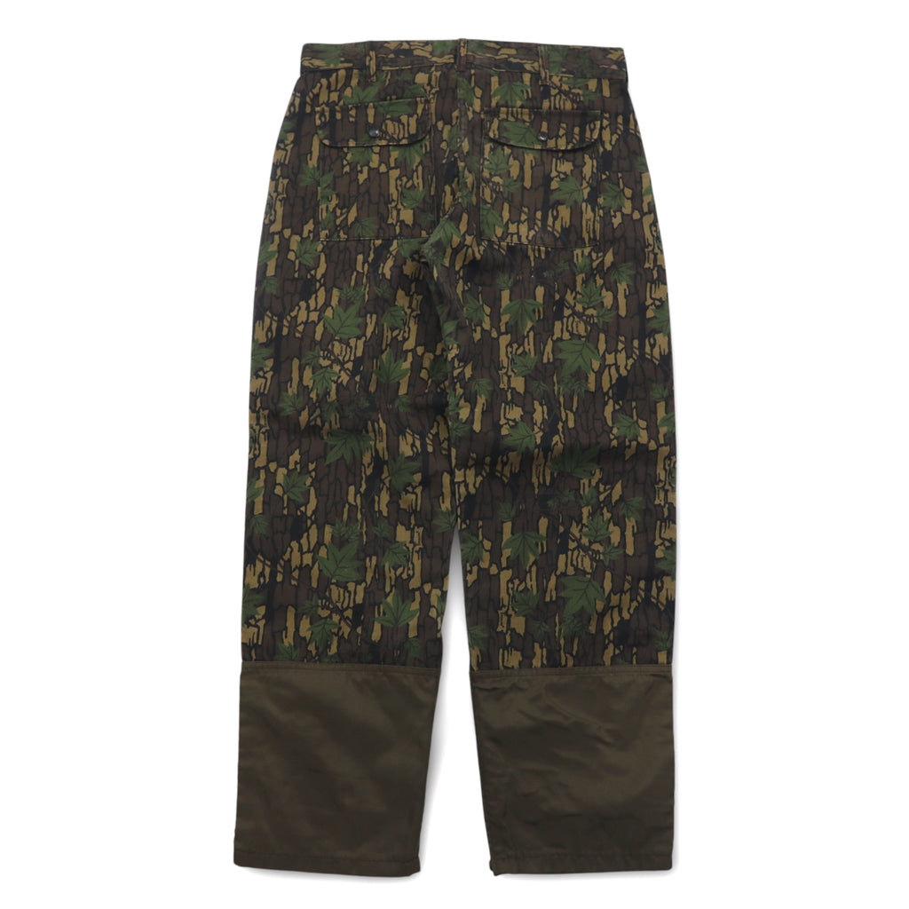 90s WINCHESTER Hunting Pants L Khaki Real Tree Camouflage Conceal Hem Zip