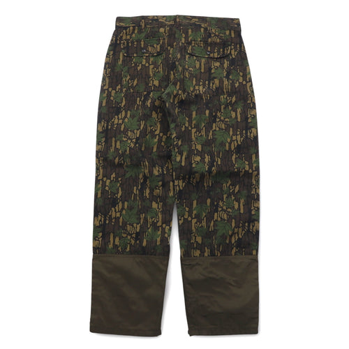 90s WINCHESTER Hunting Pants L Khaki Real Tree Camouflage Conceal Hem Zip