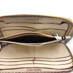 SKOLOCT × Ojaga design 長財布 LONG WALLET ラウンドジップ 総柄 ネオン TSUYOSHI NAKANO