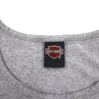 HARLEY DAVIDSON 90年代 USA製 タンクトップ L グレー コットン HONOLULU HAWAII 両面プリント