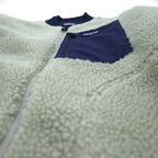 Patagonia Retro X Bomber Jacket, Discontinued, Boa Fleece Medium, Natural Navy, 22830