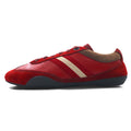 BALLY Swiss made trainspotting suede leather sneakers 24cm red calfskin ASTRA / 221