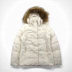 THE NORTH FACE 550フィルパワー ダウンジャケット M ホワイト NF0A4R33 ファー着脱式