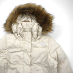 THE NORTH FACE 550フィルパワー ダウンジャケット M ホワイト NF0A4R33 ファー着脱式