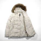 THE NORTH FACE 550フィルパワー ダウンジャケット M ホワイト NF0A4R33 ファー着脱式