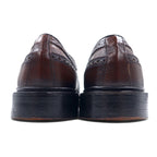 60's USA made parliament wingtip medallion country shoes 28cm brown leather C68 8513 LAST 6050