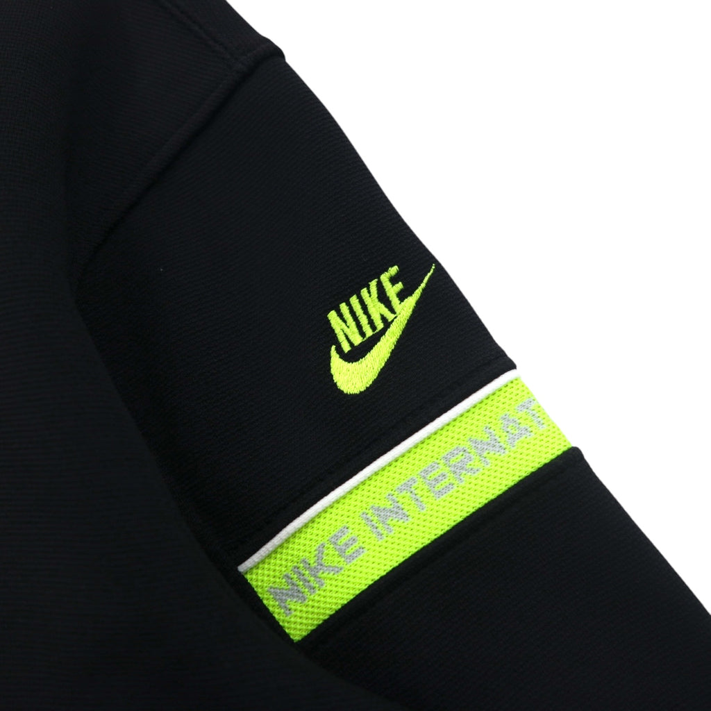 NIKE 80年代 INTERNATIONAL トラックジャケット ジャージ M ブラック スウォッシュ 日本製