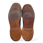 60's USA made parliament wingtip medallion country shoes 28cm brown leather C68 8513 LAST 6050