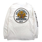 Made in USA 90s Green Brand Long Sleeve T-Shirt Long T XL Sleeve Print SPORTSMEN FISH AND WILDLIFE