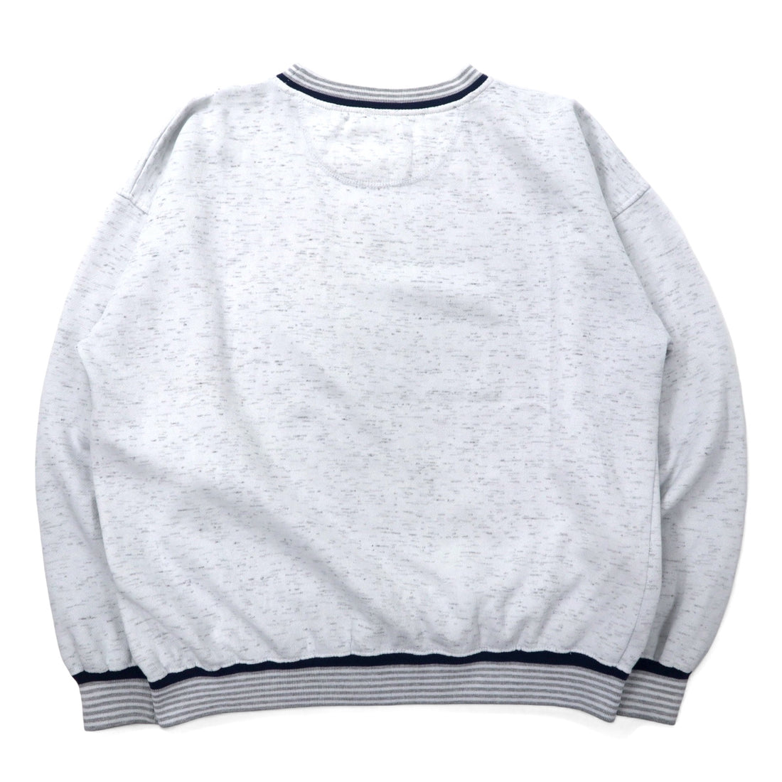 90s GEAR FOR SPORTS Ribline Sweatshirt L Grey Cotton Polyester Avalon Lake
