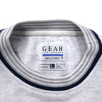 90s GEAR FOR SPORTS Ribline Sweatshirt L Grey Cotton Polyester Avalon Lake