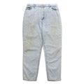Lee 80s USA Made Union Ticket Chemical Wash Tapered Denim Pants 3XL Indigo Blue 307-5099