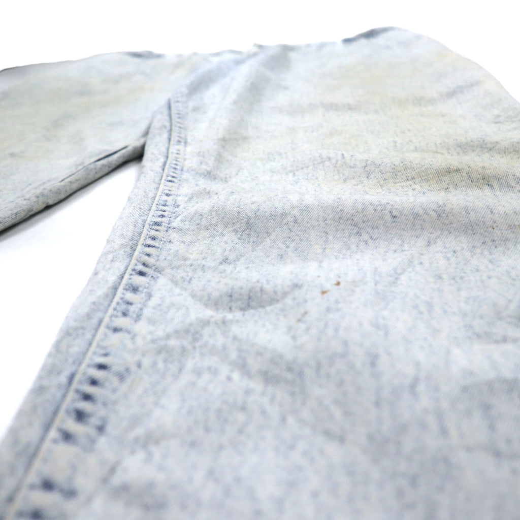 Lee 80s USA Made Union Ticket Chemical Wash Tapered Denim Pants 3XL Indigo Blue 307-5099