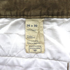 DOCKERS (Levi's) 2000s Wide Leg Corduroy Pants, Size L, Brown