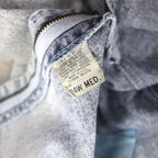 Lee 80s USA Made Union Ticket Chemical Wash Tapered Denim Pants 3XL Indigo Blue 307-5099