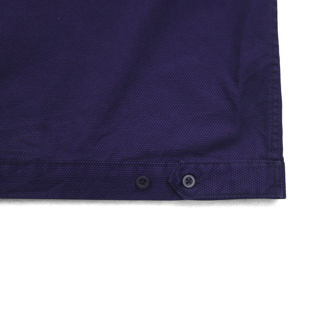 FedEx 90s Open-neck Work Shirt, Short Sleeve, Open Collar, XL, Purple, American, Corporate, Boxy Silhouette, Designed By Stan Herman, VF Imagewear