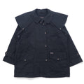 日本然リトテ-古着オンライン-OUTBACK オイルドジャケット サドルジャケット L ブラック コットン ケープ SWAGMAN フィージー製-OUTBACK Oiled Jacket Saddle Jacket L Black Cotton Cape SWAGMAN Fiji Made