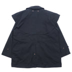 OUTBACK Oiled Jacket Saddle Jacket L Black Cotton Cape SWAGMAN Made in Fiji