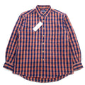 CHAPS RALPH LAUREN 90年代 ボタンダウンシャツ L ブルー チェック コットン 未使用品