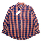 CHAPS RALPH LAUREN 90年代 ボタンダウンシャツ L ブルー チェック コットン 未使用品