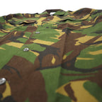 EURO MILITARY Dutch Army 90s BDU Field Shirt L Khaki Camouflage Military LONNEKER TEXTILES Deadstock Unused