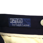 Ralph Lauren 90s Made in Japan Navy Blazer and Double-Breasted Suit, Size M, Navy Wool, Gold Buttons