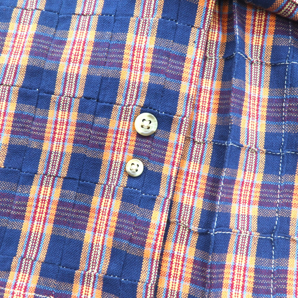 CHAPS RALPH LAUREN 90年代 ボタンダウンシャツ L ブルー チェック コットン 未使用品