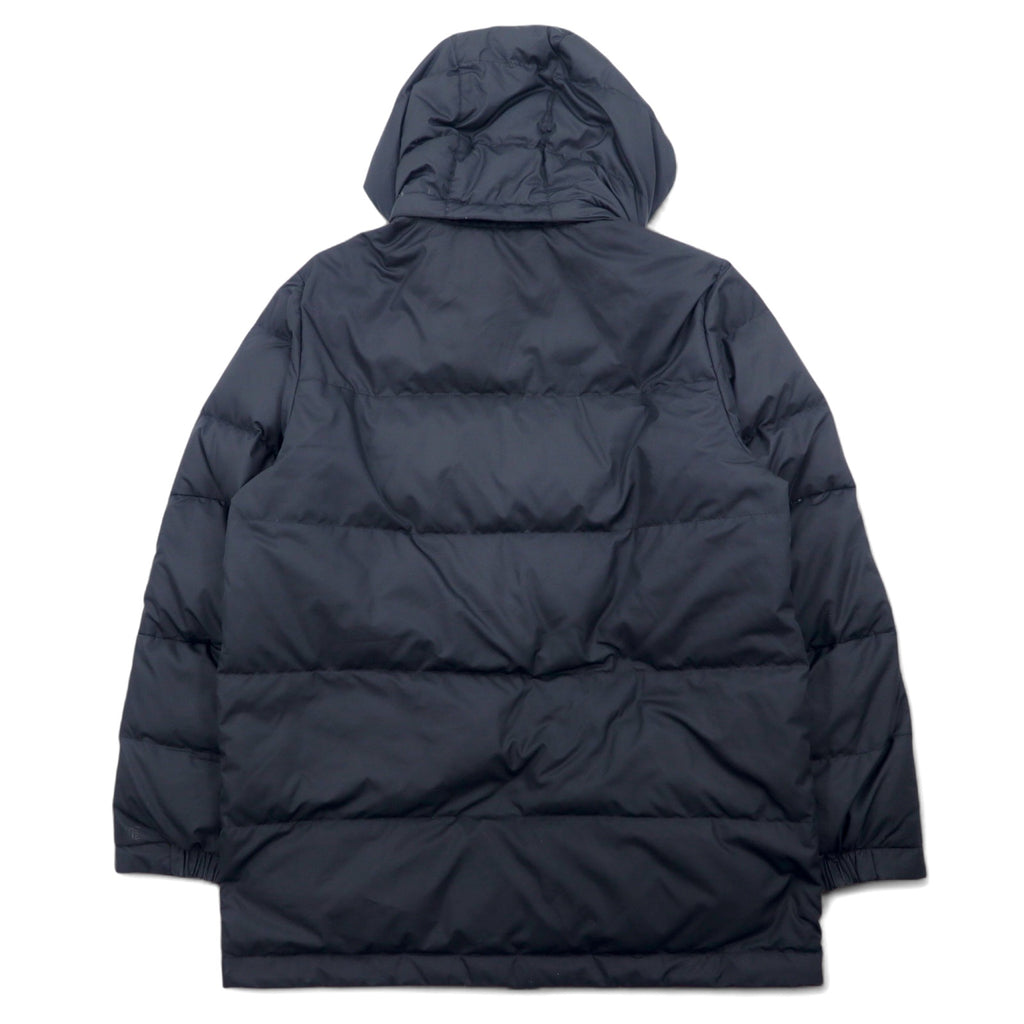 NIKE フード着脱式 550フィルパワー ダウンジャケット L ブラック ダブルジップ ドローコード 546051-010