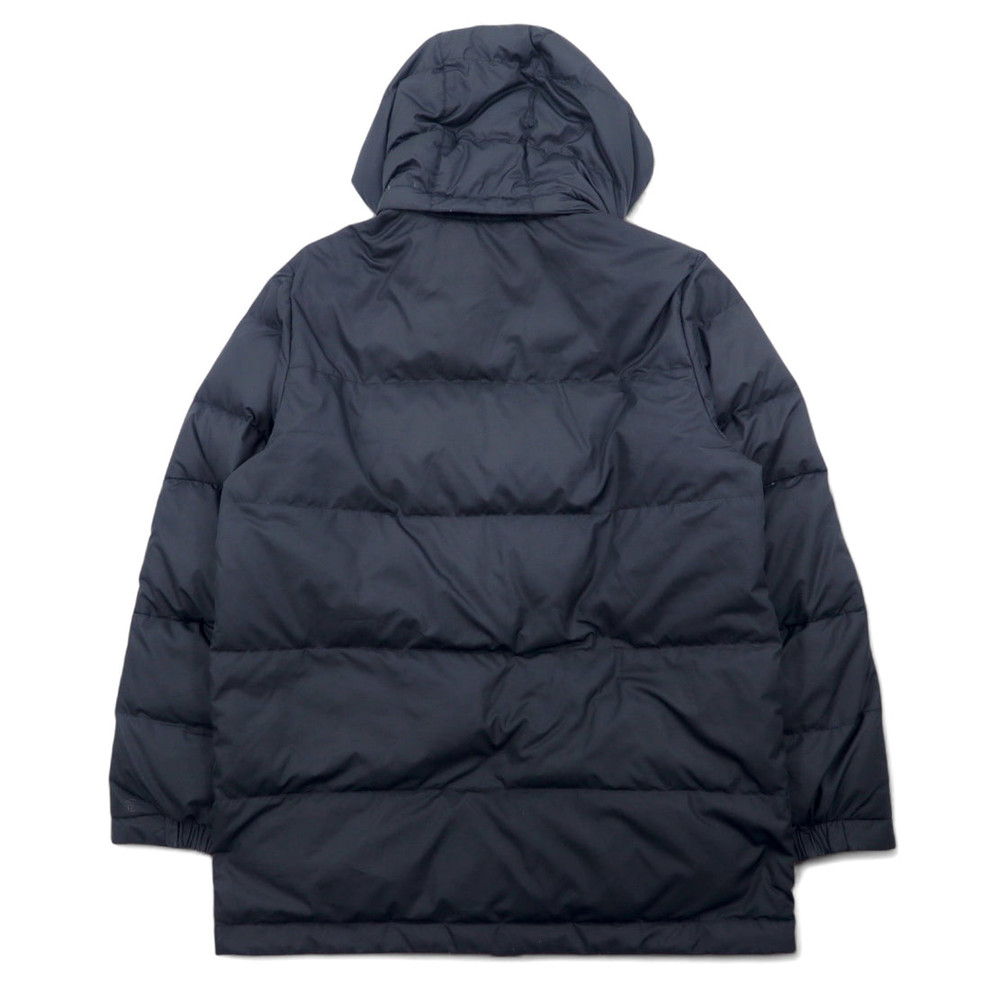 NIKE フード着脱式 550フィルパワー ダウンジャケット L ブラック ダブルジップ ドローコード 546051-010