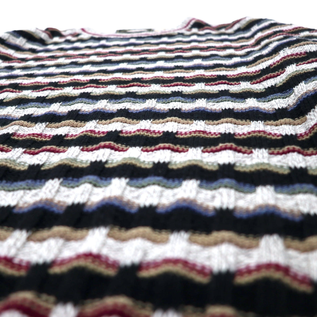 STERLING USA made 90s low gauge knit sweater XXL multicolor cotton big size