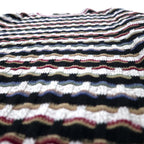 STERLING USA made 90s low gauge knit sweater XXL multicolor cotton big size