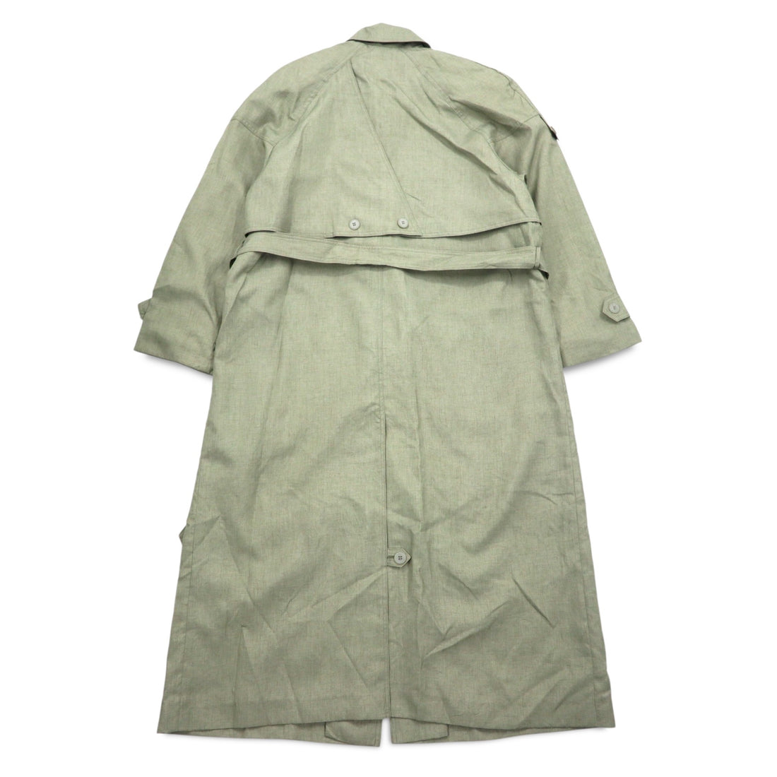 Vintage Trench Coat Collection Elegante トレンチコート L カーキ ベルト付き DIVISIN OF THUNDER BAY