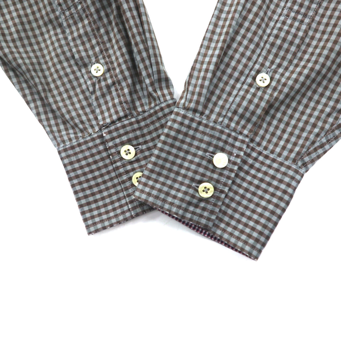 PS Paul Smith ドレスシャツ L グレー チェック コットン