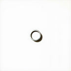 BURBERRY BLACK LABEL Silver Ring, Size 18, 925 Silver, Horse Logo Engraved