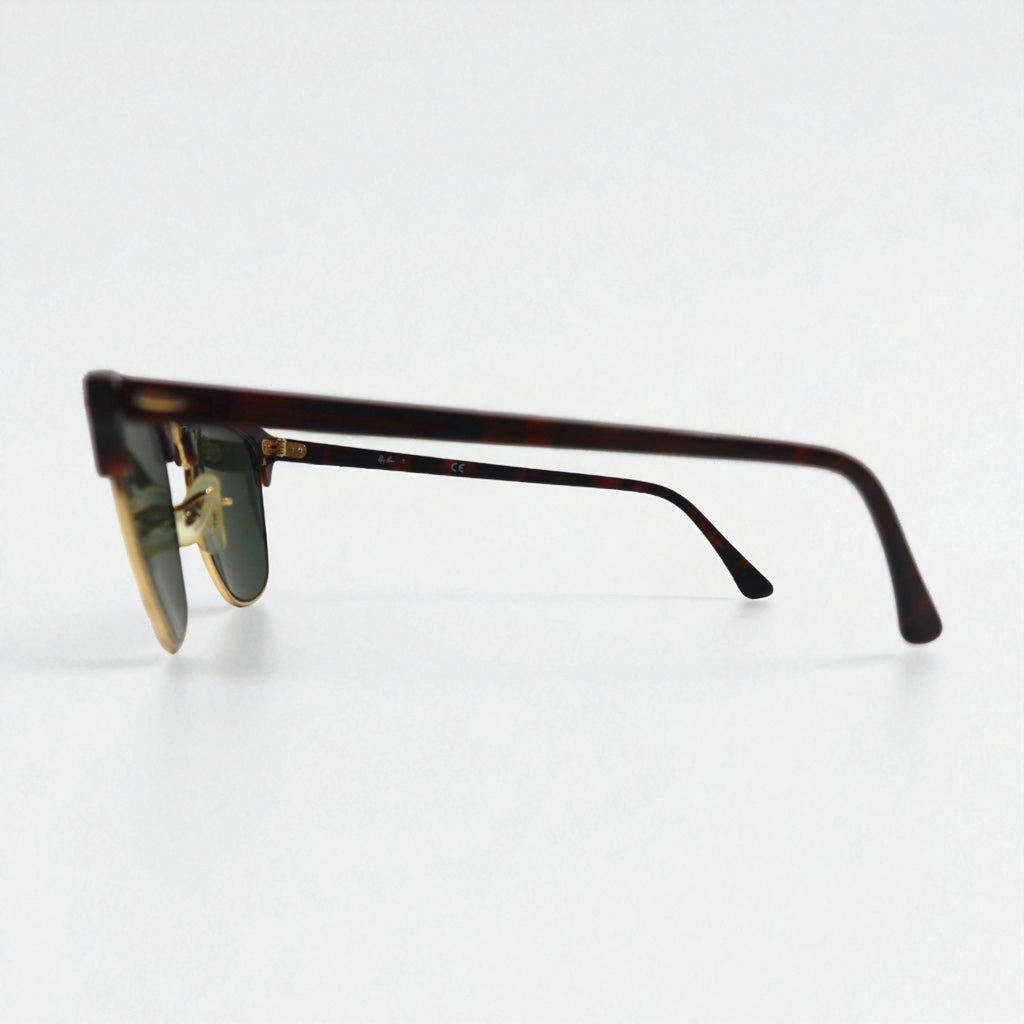 Ray-Ban クラブマスター CLUBMASTER ハーフリム サングラス ブラウン RB3016 W0366 51-21 3N