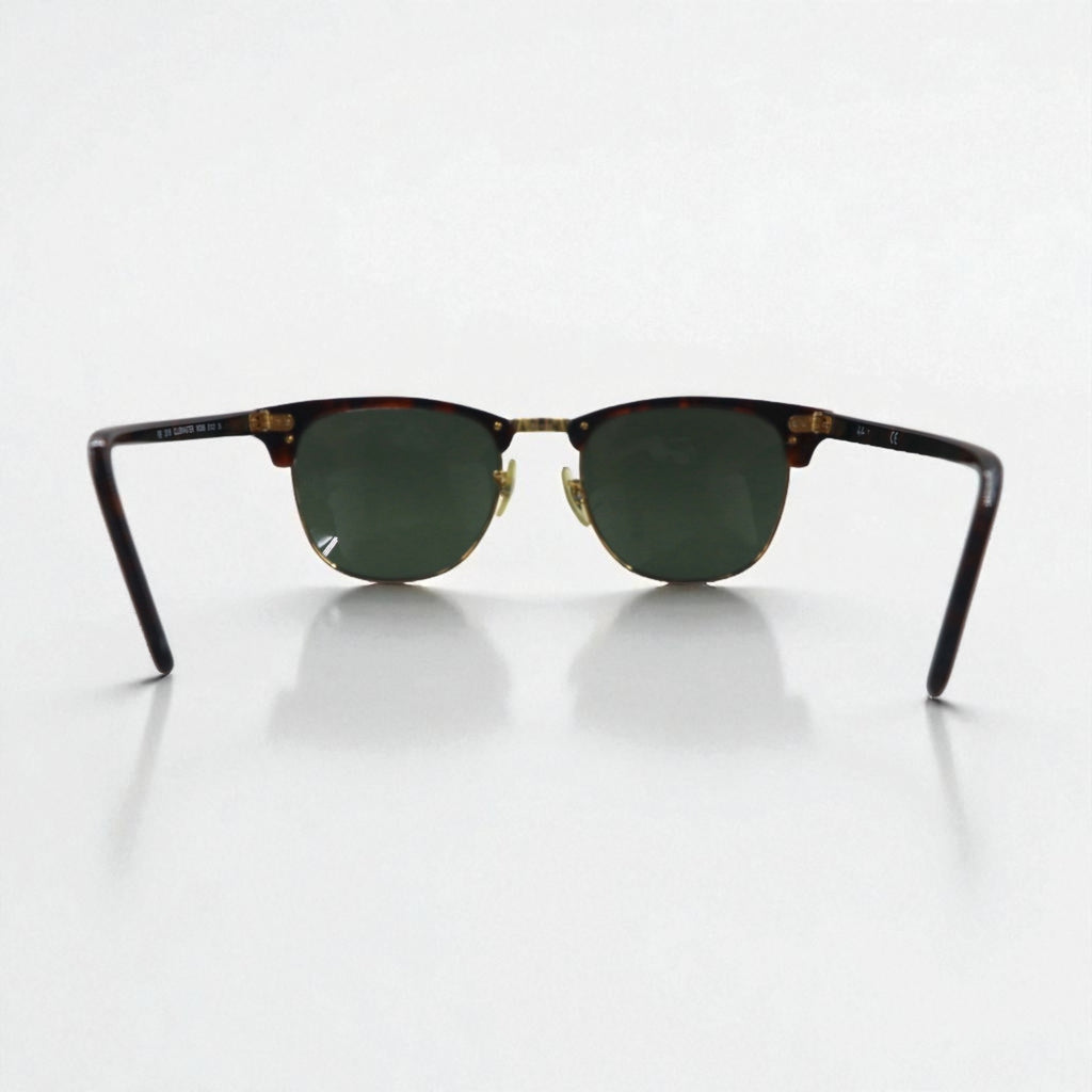 Ray-Ban クラブマスター CLUBMASTER ハーフリム サングラス ブラウン RB3016 W0366 51-21 3N