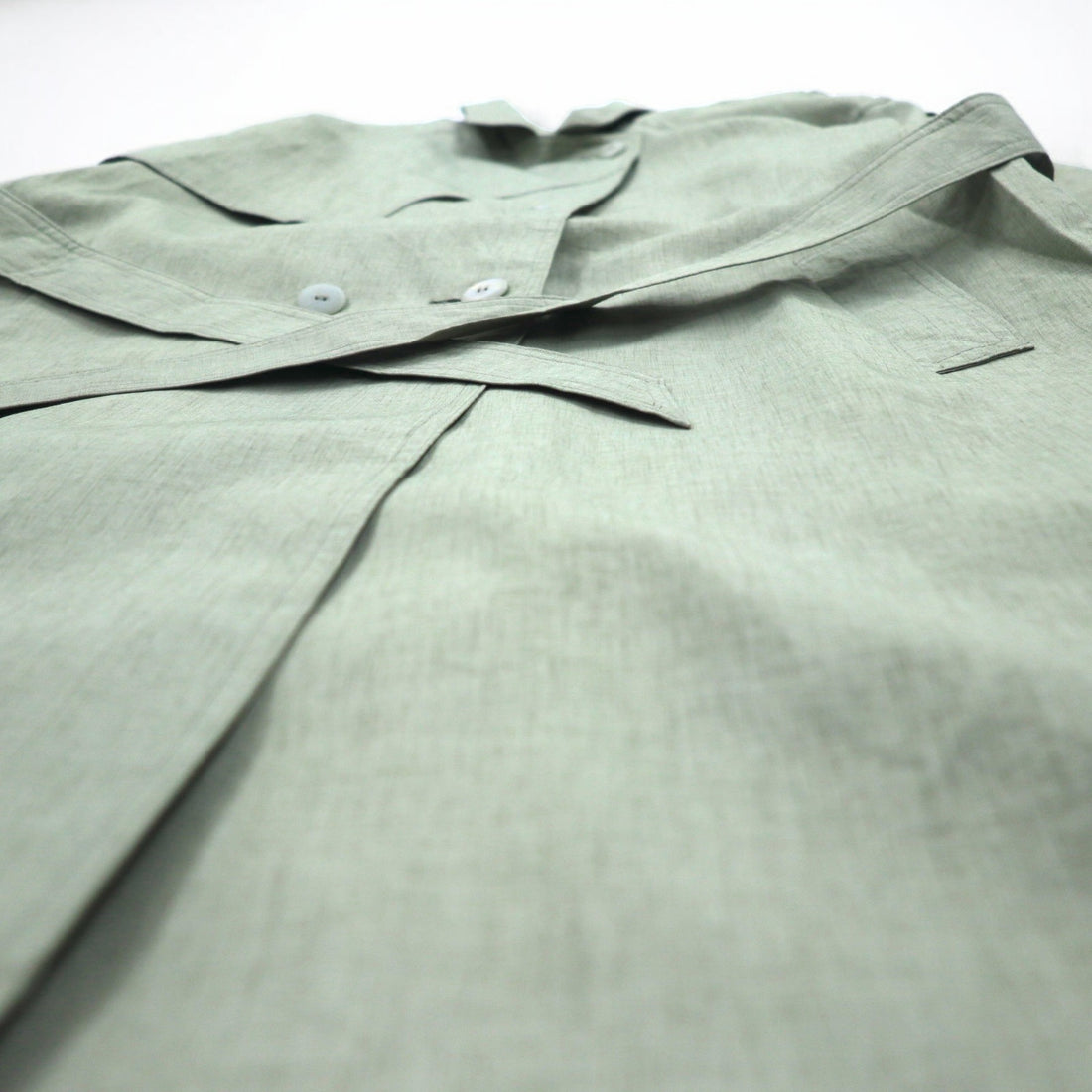 Vintage Trench Coat Collection Elegante トレンチコート L カーキ ベルト付き DIVISIN OF THUNDER BAY