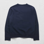 Polo Ralph Lauren ビッグポニー 刺繡 前V スウェット トレーナー S ネイビー コットン