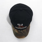 BUCKMASTERS Real Tree Camo Switching Outdoor Cap FREE Belt Black Animal Embroidery