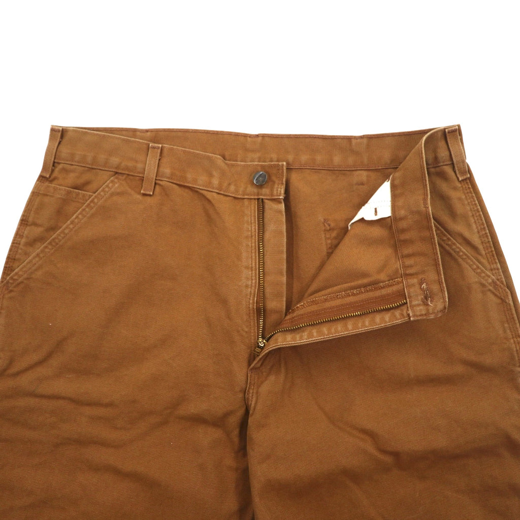 Carhartt Loose Fit Duck Painter Pants L Brown Washed B11-BRN Made in Mexico