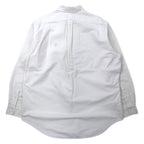 Ralph Lauren Oxford Button-Down Shirt, 17.5-35, White Cotton, Small Pony Embroidery, Big Size