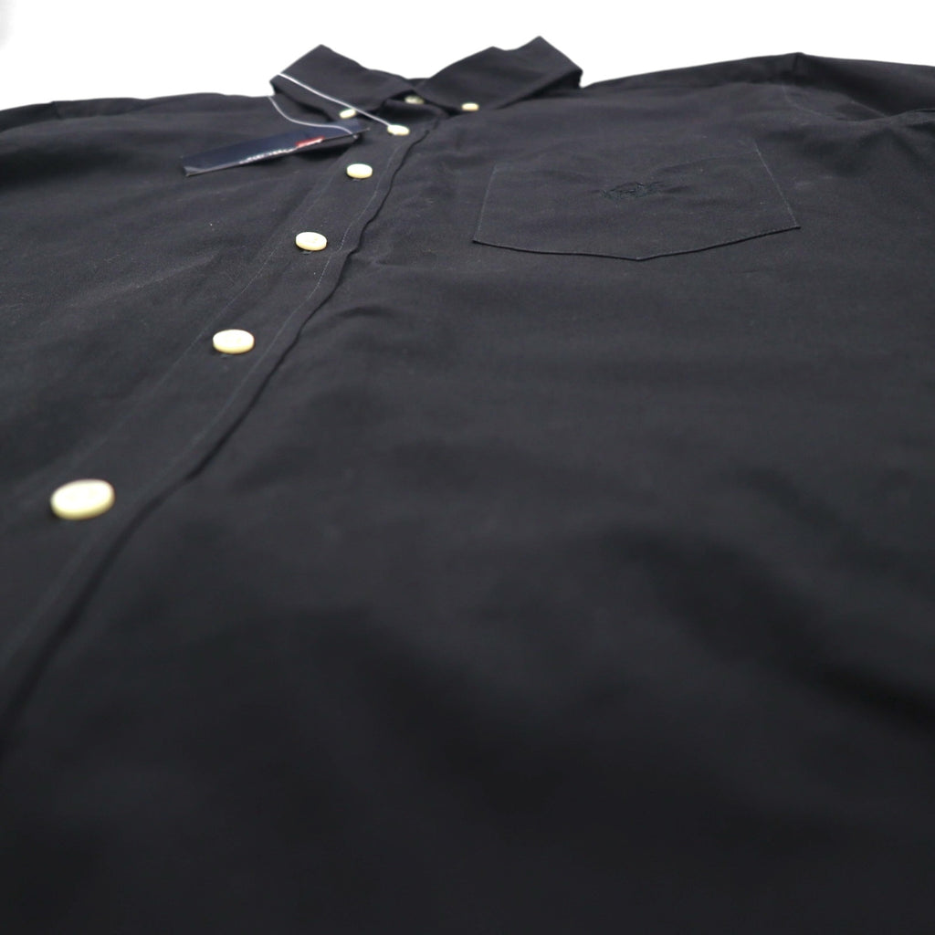 CHAPS Ralph Lauren ボタンダウン シャツ L ブラック エルボーパッチ 未使用品