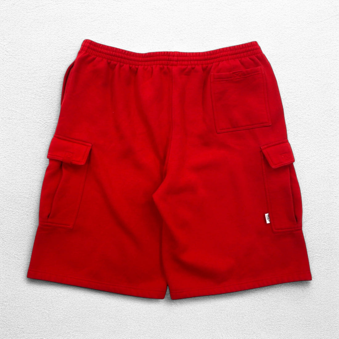 PRO5 Heavyweight Sweat Cargo Shorts, Shorts, XL, Red, Polyester