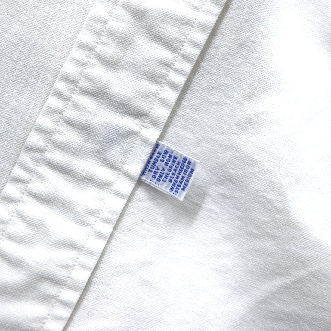 Ralph Lauren Oxford Button-Down Shirt, 17.5-35, White Cotton, Small Pony Embroidery, Big Size