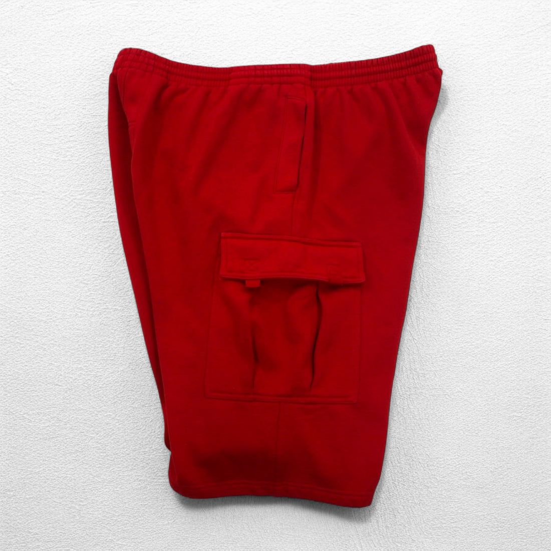 PRO5 Heavyweight Sweat Cargo Shorts, Shorts, XL, Red, Polyester