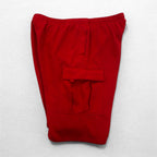 PRO5 Heavyweight Sweat Cargo Shorts, Shorts, XL, Red, Polyester