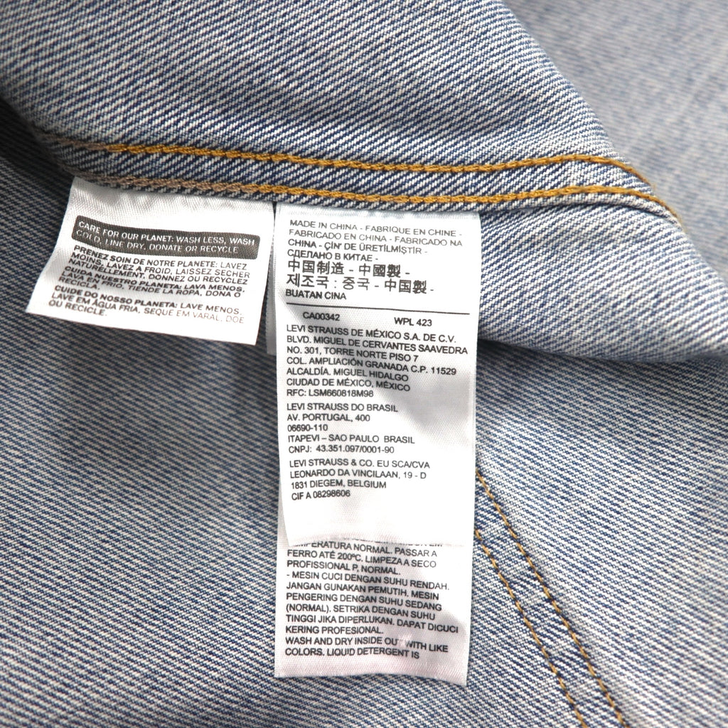 Levi's WORKWEAR Engineer Coat Coverall XL Indigo Denim A0744